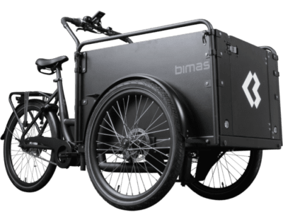 Bimas ecargo Premium bakfiets elektrisch middenmotor blauw
