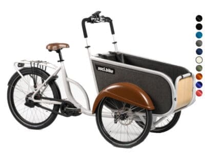 SociBike Family elektrische bakfiets hond