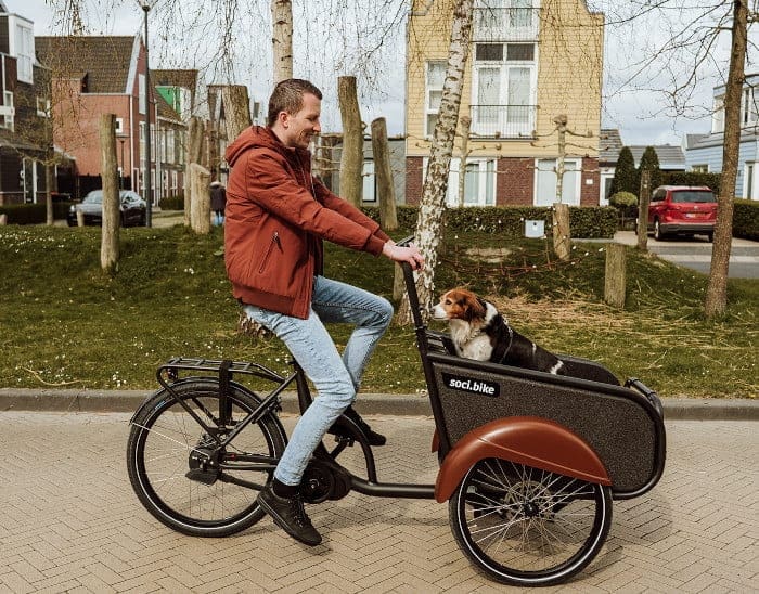Bakfiets SociBike Compact middenmotor - Afbeelding 2