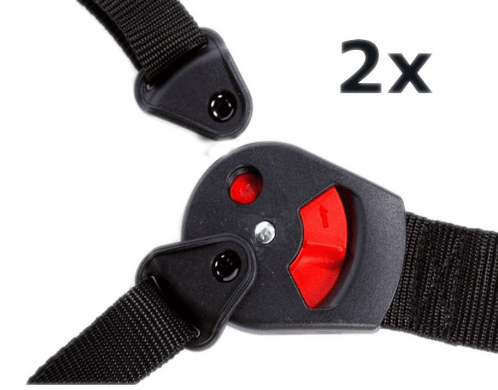 2x Gordel magnetische veiligheidssluiting