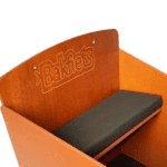 Kussen dubbele zitting MatZwart