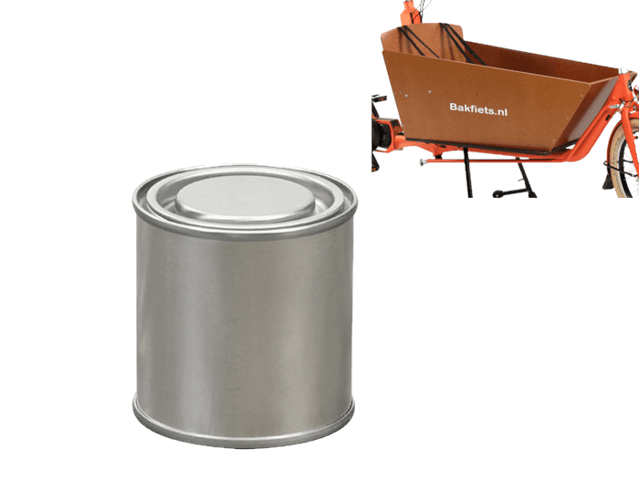 Lak / verf Bakfiets.nl Houten bak Bruin