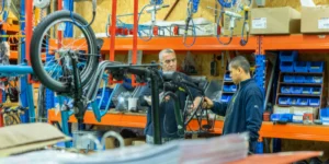 Fabriek Bakfiets.nl productiebaan