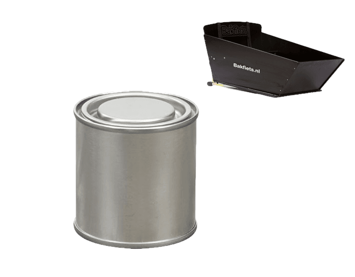Lak verf Bakfiets.nl Zwart