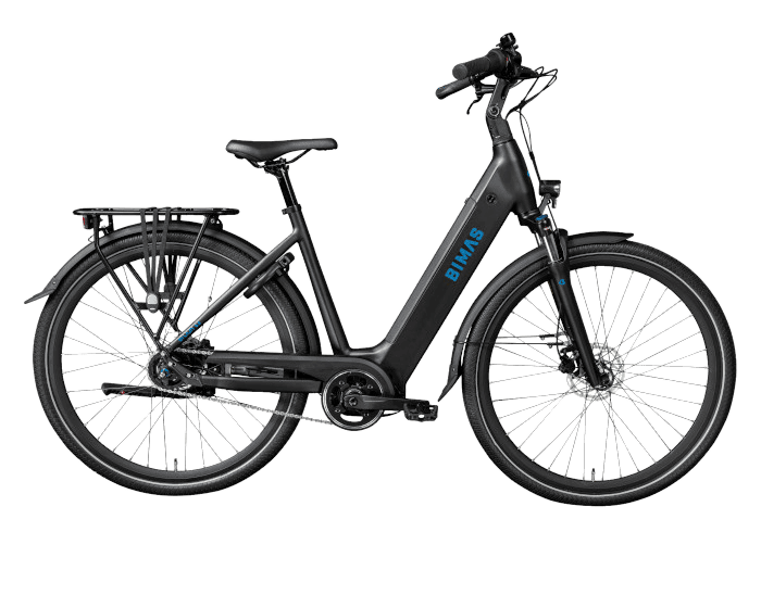 E-bike Bimas eTour 5.5 Dames elektrisch, MatZwart