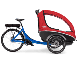 Winther Kangaroo Dog elektrisch Blauw Winther bakfiets
