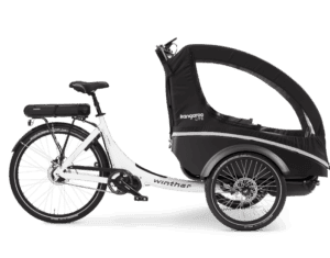 Winther Kangaroo Dog elektrisch Wit Winther bakfiets