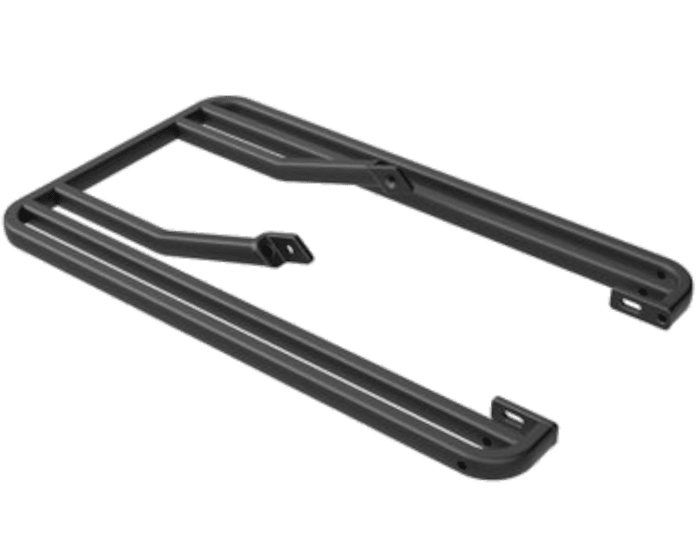 Voetensteun, ook om de fiets rechtop te plaatsen