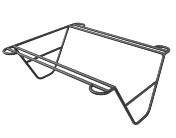 Beschermrand achter (kinderen of krat 400 x 600 mm)