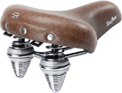 Zadel Selle Royal drifter Bruin met metalen veer