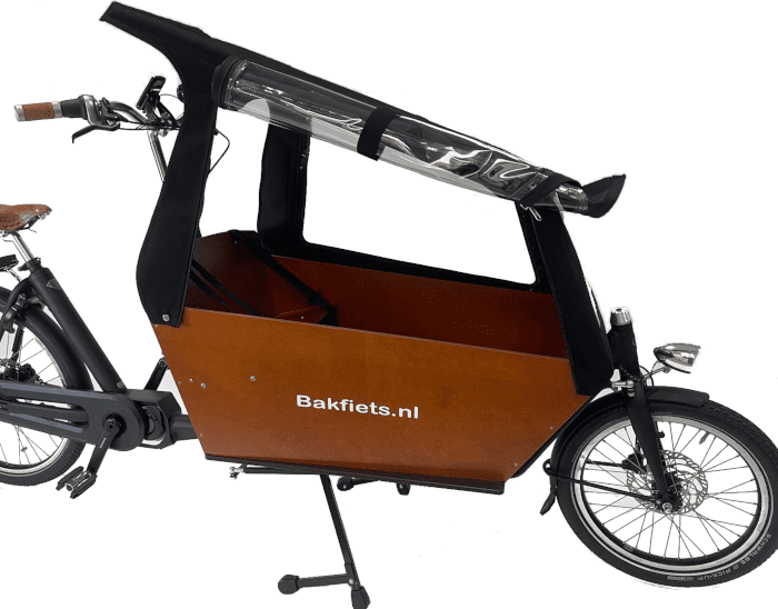 *Bakfiets.nl Space tent Extra hoog – MatZwart