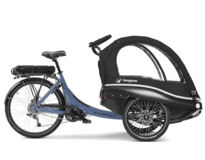 Babyschaal op console Winther bakfiets - Afbeelding 4