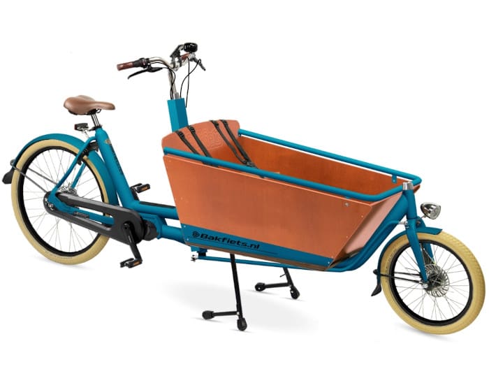 Bakfiets.nl CargoBie Cruiser 2025 - Mat Petrol blauw