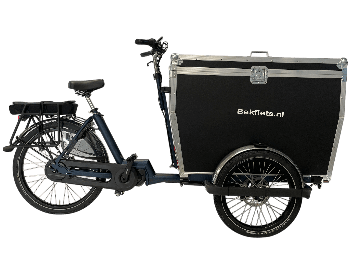 Bakfiets.nl Trike business flightcase Mat Blauw