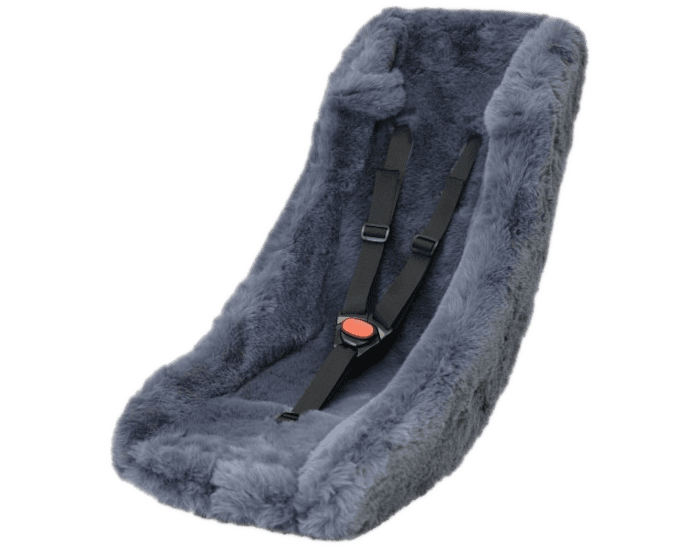 Babyschaal Bakfiets Grijs Schapenvacht Edge