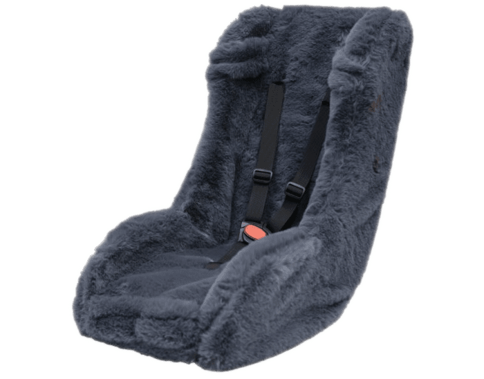 Peuterschaal bakfiets Grijs schapenvacht Edge