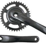 Crankstel zwart 38T bakfiets