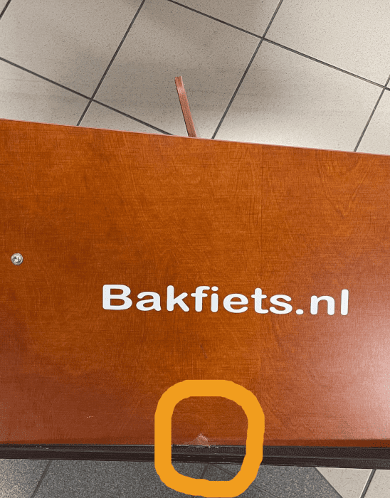 OUTLET! Losse bak Bakfiets.nl - lichte schade - 2 bankjes - Afbeelding 4