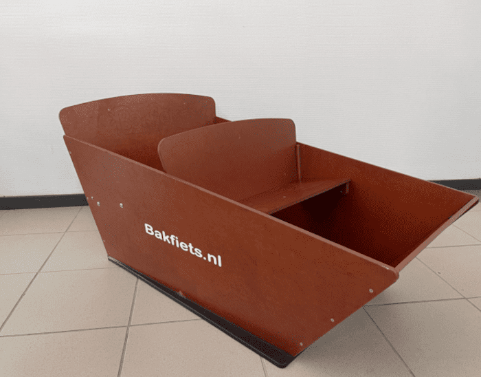 OUTLET! Losse bak Bakfiets.nl - lichte schade - 2 bankjes