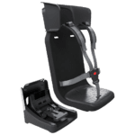 slaapstoeltje voor in de bakfiets Trek