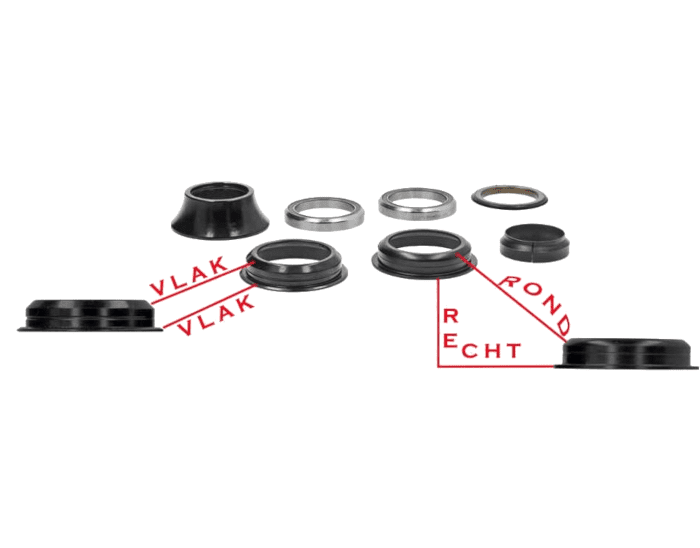 Carqon stuurbuis balhoofdlager