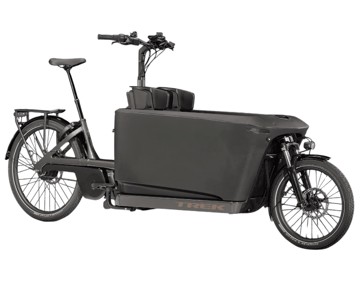 trek Fetch+ 4 bakfiets Zwart