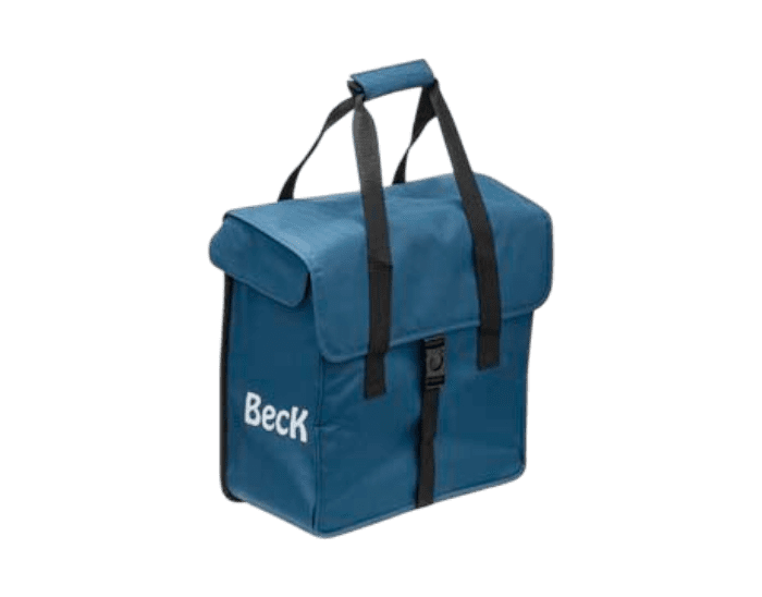 Beck Canvas Shopper Fietstas 15L – Blauw