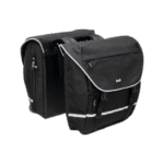 Beck Dubbele Fietstas – Grijze Bies – MIK Systeem & Regenhoes