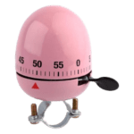 fietsbel ei kookwekker roze